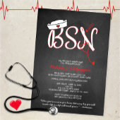 BSNナース卒業パーティーのピン留め式招待状 招待状