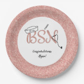 BSNナース卒業用ピンニングパーティーデコ ペーパープレート (正面)
