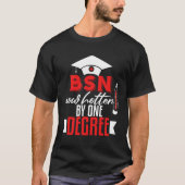Bsnナース卒業Bsn度看護学校 Tシャツ (正面)