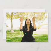 BSN写真卒業ピン留めパーティー、黒金ゴールド 招待状 (裏面)