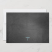 BSN卒業式の看護師ピン式の招待状 招待状 (裏面)