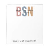 BSN看護学士課程 ノートパッド (正面)