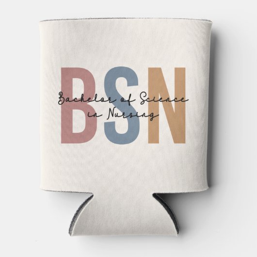 BSN看護学士課程 缶クーラー (正面)