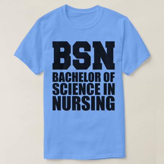 BSN看護学士 Tシャツ (デザイン正面)