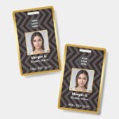 BSN看護師オリジナルロゴ写真 バッジ (表裏)