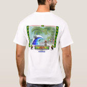BSN Bodysurfingの服装からのラスタのワイシャツ Tシャツ (裏面)