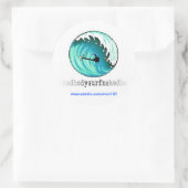 BSN Bodysurfing ApreのThumb's Upシール ラウンドシール (バッグ)