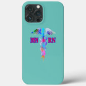 BSN Registered Nurse RN Caduceus Nursing Emblem Case-Mate iPhoneケース (裏面)