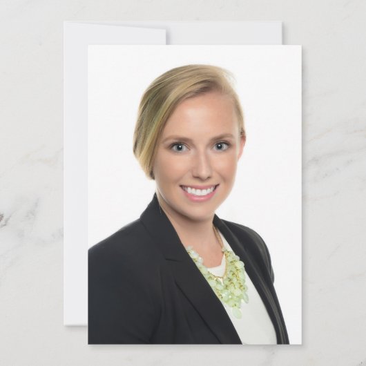 BSN RNナース卒業パーティー発表金ゴールド 招待状 (裏面)