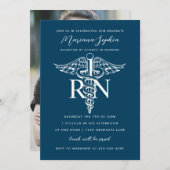 BSN RNナース卒業発表カスタム色 招待状 (正面/裏面)
