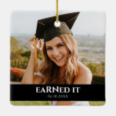 BSN RNナース看護学校卒業パーティー セラミックオーナメント (裏面)