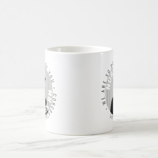 BSN RN写真のナースを作成する コーヒーマグカップ (中央)