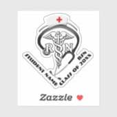 BSN - RN卒業生 シール (シート)