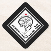 BSN - RN大学院卒業 ペーパーコースター (正面)