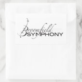 BSO長方形ステッカー 長方形シール (バッグ)