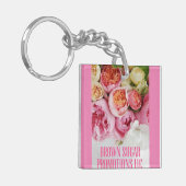 BSPllcスイートピンクキーチェーン キーホルダー (正面左)