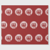 BSRのロゴの包装紙-赤 ラッピングペーパー (フラット)