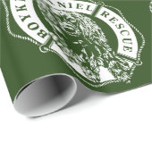 BSRの公式のロゴの包装紙-緑 ラッピングペーパー (ロールコーナー)