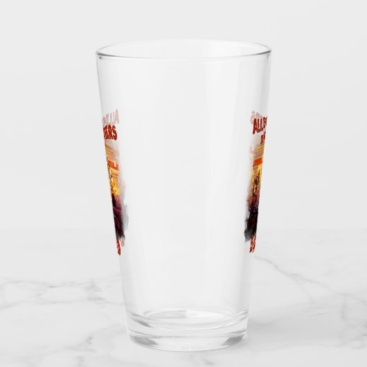 BSRのAllbot Brothers Bandを使用したガラス タンブラーグラス (左)