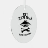 BSRブラックロゴ付きラウンドメタルオーナメント メタルオーナメント (正面右)