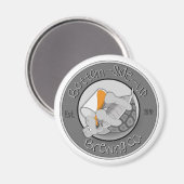 BSUロゴ冷蔵庫用マグネット マグネット (正面/裏面)