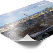 BTタワーロンドンスカイラインシティスケープ英国 フォトプリント            (角)