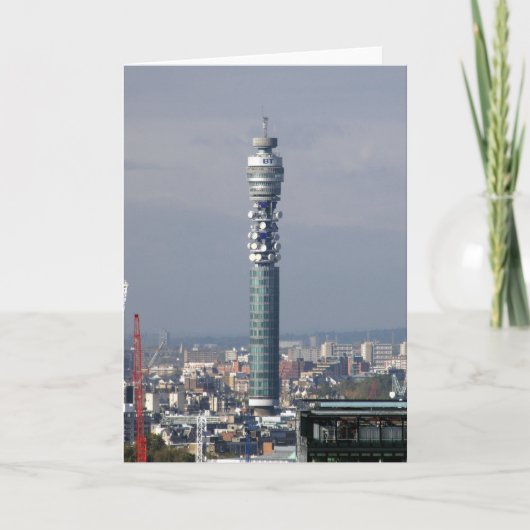 BTタワー、ロンドン、イギリス カード (正面)