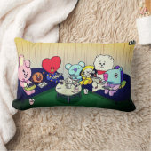 BT21付き枕 ランバークッション (ブランケット)