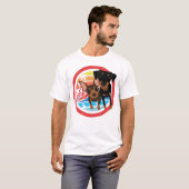 BT2MPSカリフォルニア最小ピンドッグTシャツ Tシャツ (正面フル)