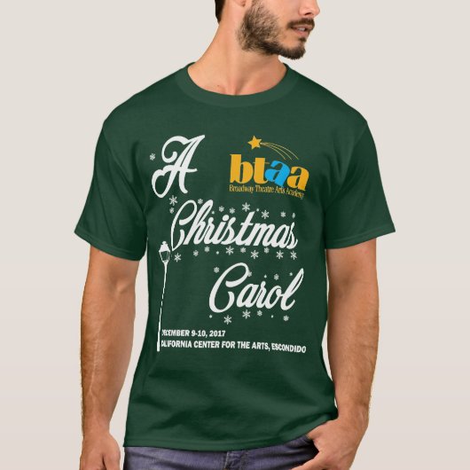 BTAAクリスマスキャロルの大人のTシャツ Tシャツ (正面)