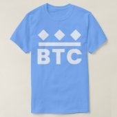 BTCキングコイン Tシャツ (デザイン正面)