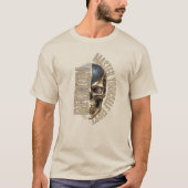 BTC モチベーション | ドクロ | ビットコイン 暗号資産  Tシャツ (正面)