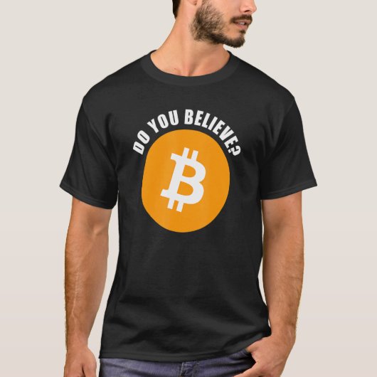 Btc Do You 信じ Bitcoin & Crypto Investor Umous Tシャツ (正面)