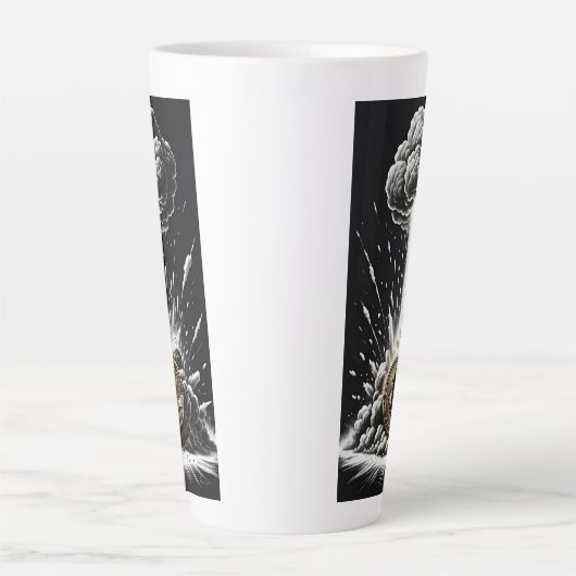 BTC Explosion カフェラテマグ (正面)