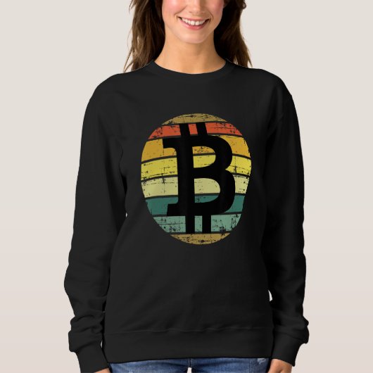 BTC Maxi Crypto Gift HODL Bitcoin_1 スウェットシャツ (正面)