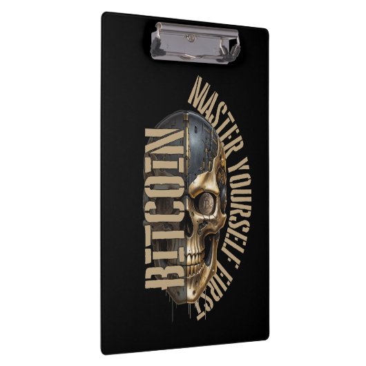 BTC motivation | Skull | Bitcoin crypto  クリップボード (右)