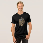 BTC motivation | Skull | Bitcoin crypto  トライブレンドＴシャツ (正面全面)