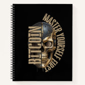 BTC motivation | Skull | Bitcoin crypto  ノートブック (正面)