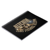 BTC motivation | Skull | Bitcoin crypto ノートブック (左側)