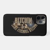 BTC motivation | Skull | Bitcoin crypto  Case-Mate iPhoneケース (裏面(横))