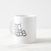 "BTC Please" (ホワイト) コーヒーマグカップ (正面左)