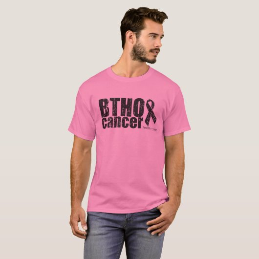 BTHOの蟹座のピンクのTシャツ Tシャツ (正面フル)