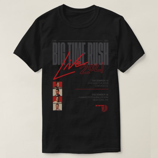 Btrビッグタイムラッシュbtr 2021 tシャツ (デザイン正面)