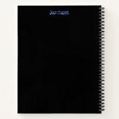 BTSシャドウブルー ノートブック (裏面)