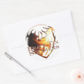 BTSハートシール ラウンドシール (封筒)