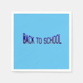 BTSブルー絵を描S  スタンダードカクテルナプキン (正面)