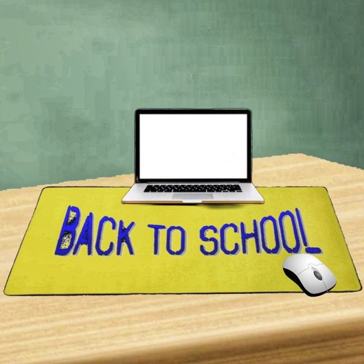 BTSブルー絵を描S  デスクマット