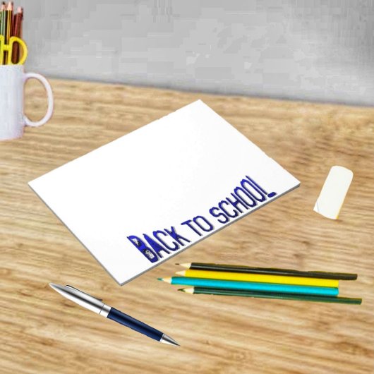 BTSブルー絵を描S  ノートパッド