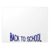 BTSブルー絵を描S  ノートパッド (正面)