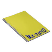 BTSブルー絵を描S  ノートブック (右側)